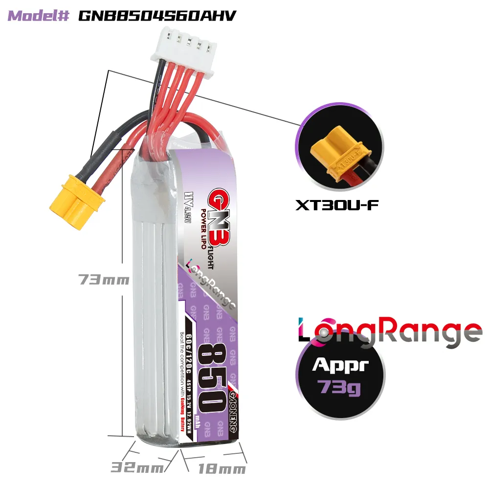 GAONENG GNB LiPo аккумулятор 8 – обзор и цена Drone Battery 3S