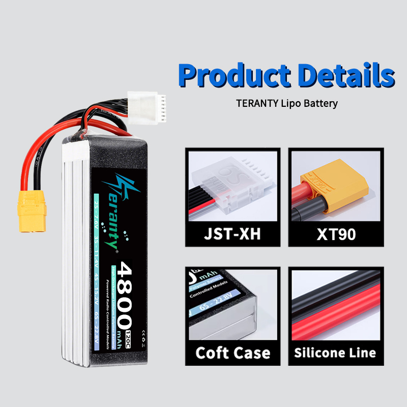 Аккумулятор LiPo TERANTY 6S 48 – обзор и цена Drone Battery Connector